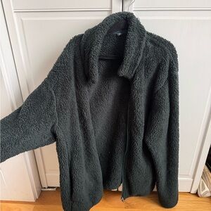 Cozy Black Sherpa Jacket